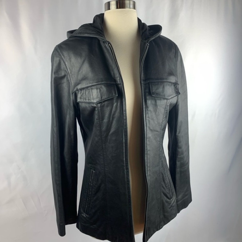 First Issue by Liz Claiborne Soft Leather Jacket